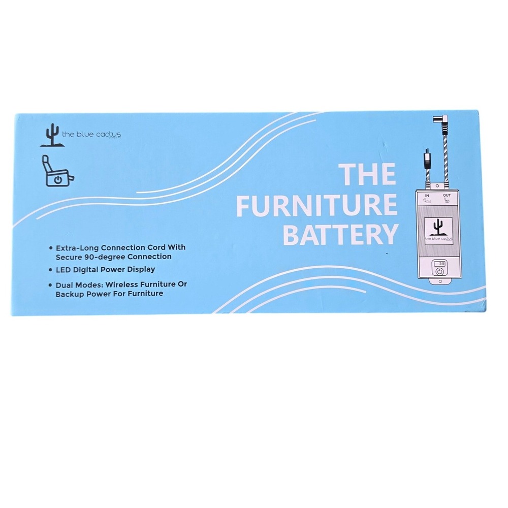 The Blue Cactus Furniture Battery Universal Pack for Power Reclining Furniture
